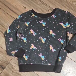 Garanimals Multicolor Unicorn Sweatshirt - Black